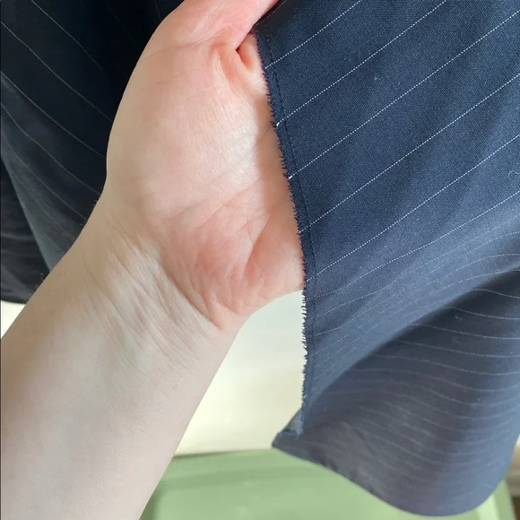 Phillip Lim Handkerchief Pinstripe Asymmetrical Skirt - Picture 9 of 11